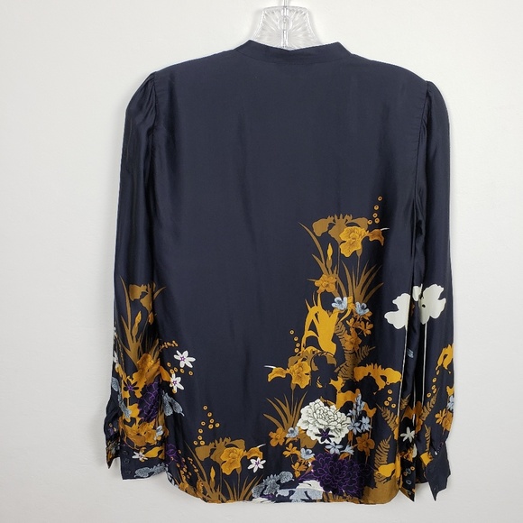 MASSIMO DUTTI floral print blouse - Picture 5 of 7